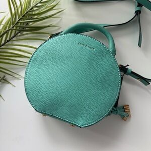 Boho Chic teal circular crossbody Bag NWT